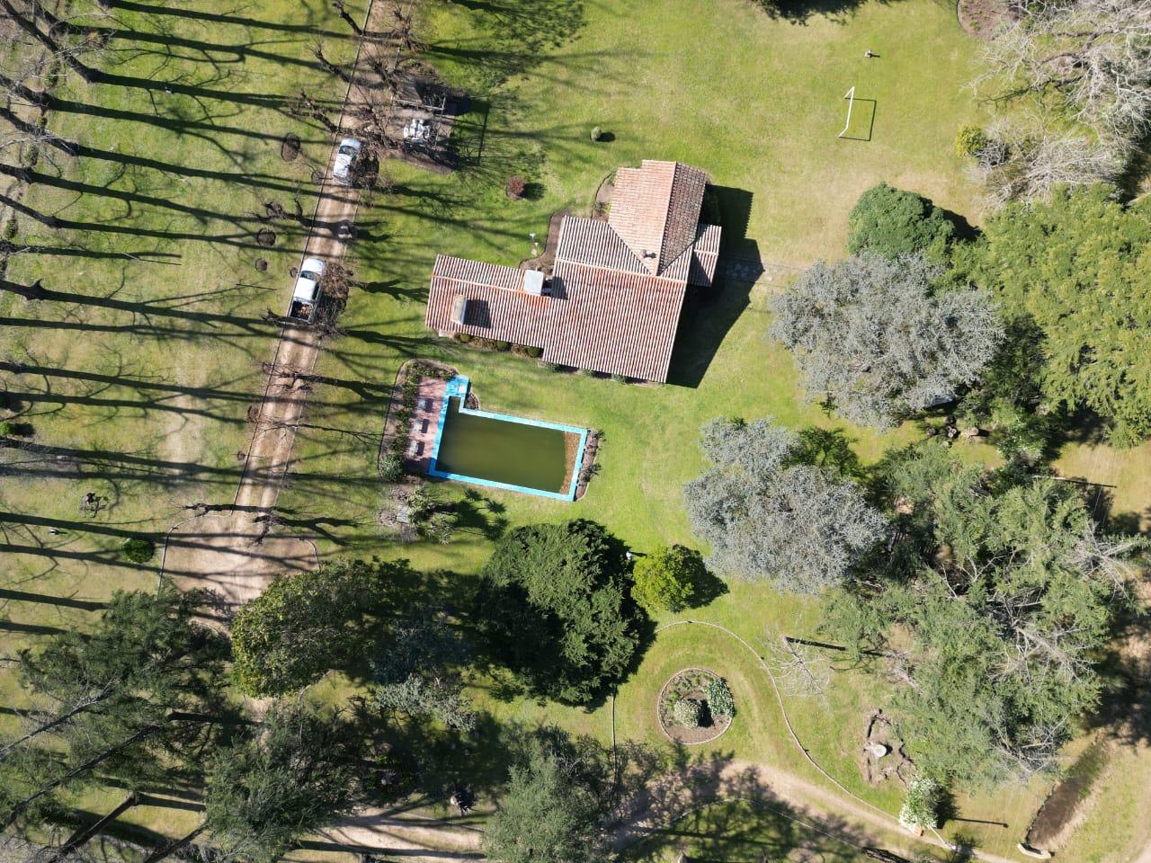 Pileta y parque